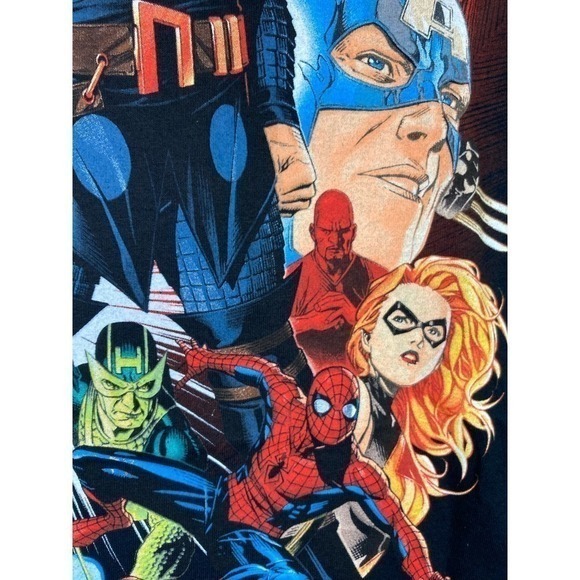 Vintage Marvel Mad Engine T-Shirt XS Rare Super Hero Graphic Superhero Comics - Picture 11 of 13